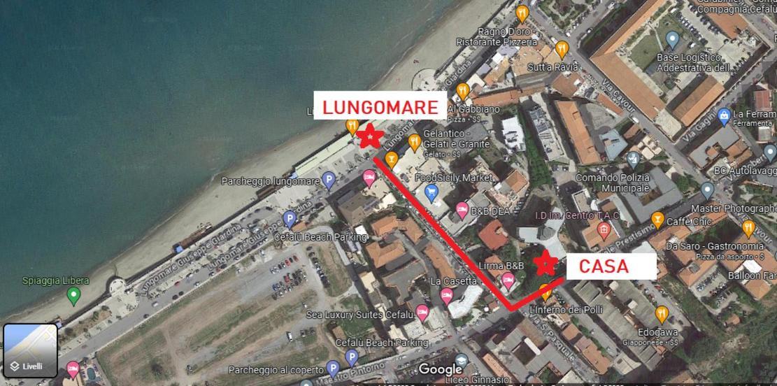 צ'פאלו Vintage Sea House Vicino La Spiaggia Del Lungomare מראה חיצוני תמונה